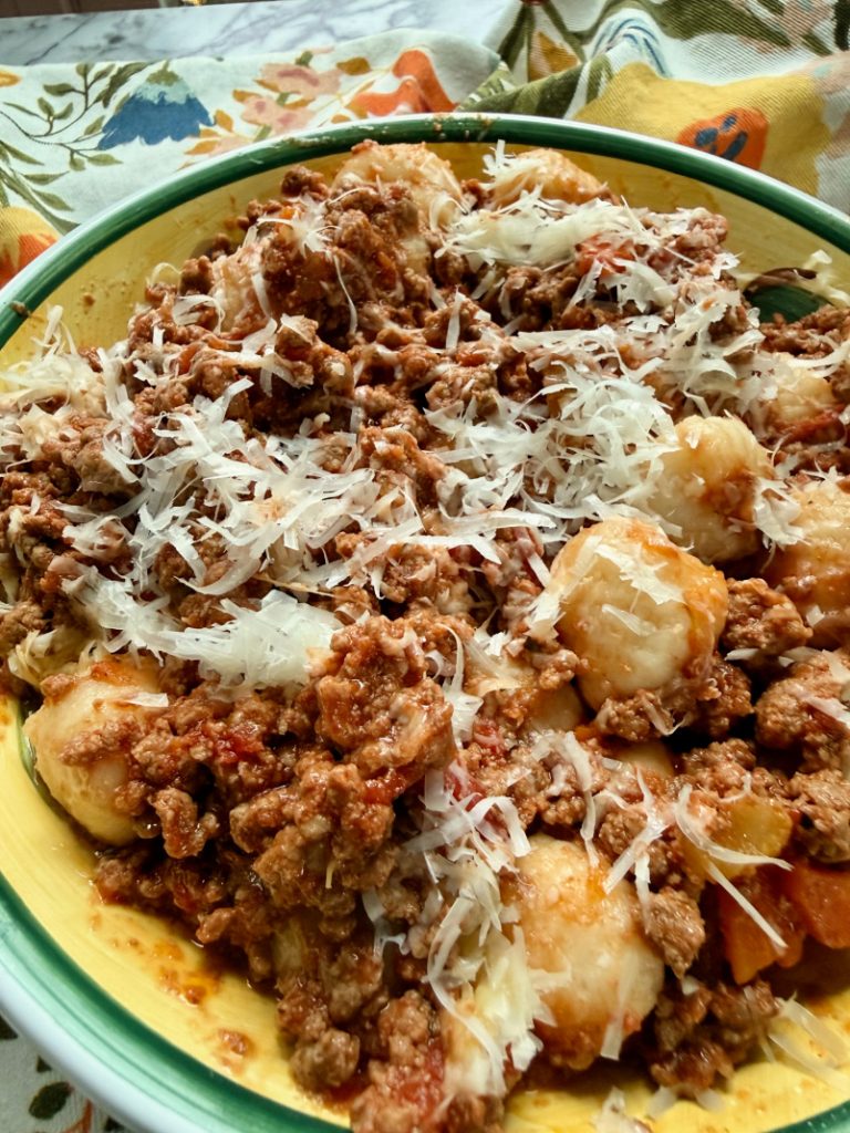 Gnocchi Bolognese