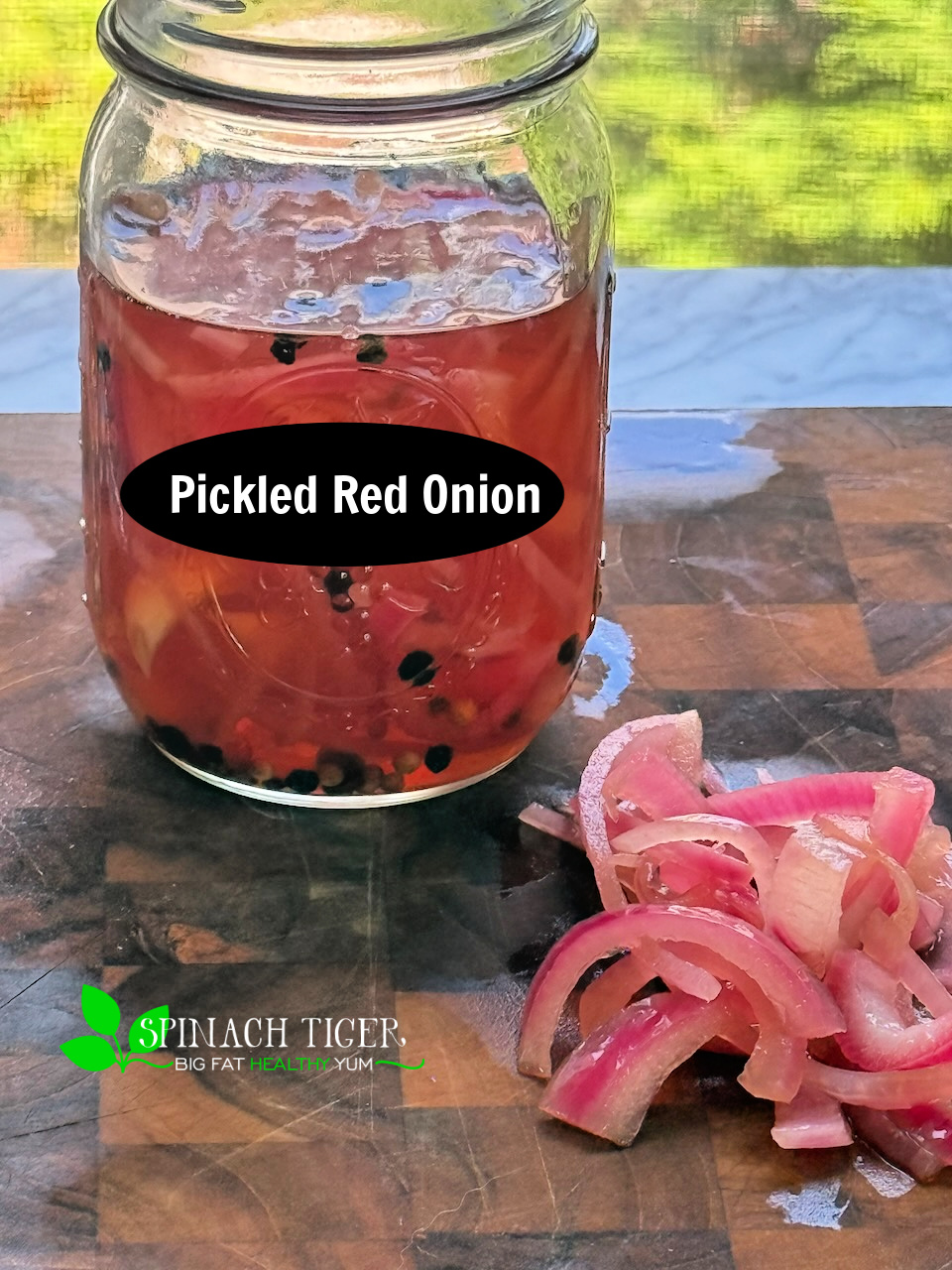 Pickled red Onion boosts the flavor and texture in many dishes, salads, tacos, sandwiches and more. Easy to make with boiling water, vinegar, garlic. via @angelaroberts