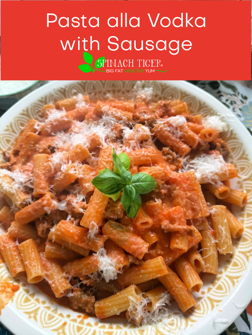 Best Vodka Sauce Recipe with Sausage via @angelaroberts