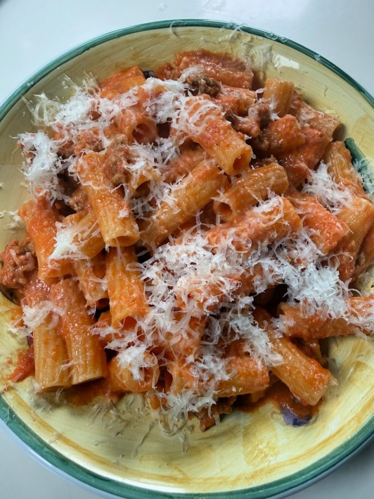 Vodka Sauce with Pasta and Sausage